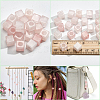 20Pcs Natural Rose Quartz Gemstone European Beads G-NB0005-89D-4