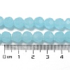 Imitation Jade Glass Beads Stands EGLA-A035-J8mm-D09-5