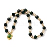 Dyed Natural Tiger Eye Beads Stretch Bracelets FS-WGE9EC2-03-1