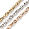 304 Stainless Steel Multi Layered Rope Chain Necklaces NJEW-H043-13MC-2