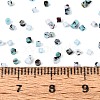 Spray Painted Picasso Cylinder Glass Seed Beads GLAA-T028-12A-07-4