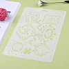 Plastic Reusable Drawing Painting Stencils Templates DIY-F018-B19-6