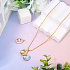 1Pc Brass Enamel Locket Pendants KK-TADJ0001-05A-5