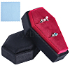 1Pc Coffin Shaped Velvet Ring Organizer Boxes AJEW-BBC0001-08-1
