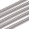 Non-Tarnish Handmade 304 Stainless Steel Curb Chains STAS-F229-06C-P-1