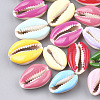 Natural Cowrie Shell Beads X-SHEL-S274-04-1