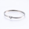 304 Stainless Steel Bangles BJEW-P222-08P-2