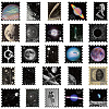 Universe Series 50Pcs PVC Self-Adhesive Stickers PW-WGF5E14-01-3