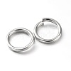 Eco-Friendly PVD Vacuum Plating & Long-Lasting Plated Brass Open Jump Rings LS-X-KK-E663-8mm-P-2