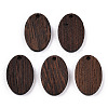 Natural Wenge Wood Pendants WOOD-T023-85A-01-1