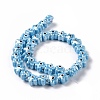 Handmade Porcelain Ceramic Beads Strands LAMP-B021-05-4