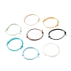 Braided Waxed Polyester Cord Bracelet Making Accessories AJEW-JB01077-1