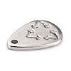 Non-Tarnish 304 Stainless Steel Pendants STAS-O145-42P-3