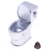 Plastic Toilet Miniature Ornaments PW-WGAAE85-03-1