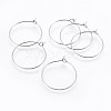 316 Surgical Stainless Steel Hoop Earring Findings STAS-P221-01A-P-1