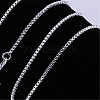 Brass Box Chains Necklaces MAK-BB62661-H-1