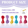 30M 6 Colors Polyester Elastic Cords EC-TA0001-07E-4