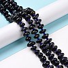 Natural BlueTiger Eye Beads Strands G-D480-A02-01-4