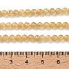 Natural Yellow Apatite Beads Strands GG-CBAE031-A02-4mm-5