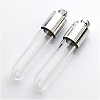 Glass Bottle Pendants GLAA-R203-01P-1