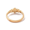 Brass Sakura Flower Adjustable Ring for Women RJEW-P034-03G-3