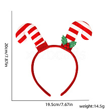 Christmas Plastic Hair Bands PW-WGEA057-02