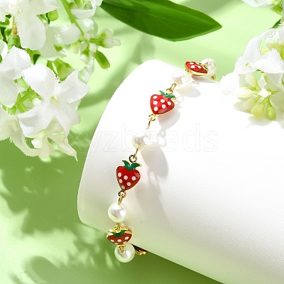 Adjustable Brass Enamel Slider Bracelets BJEW-JB13841-1