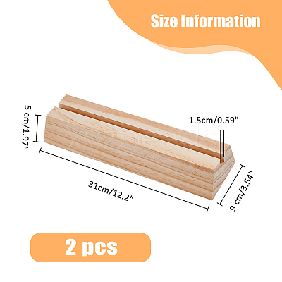 Wood Brooch Storage Holder ODIS-WH0038-129-1