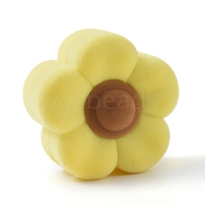 Plum Blossom Shape Velvet Jewelry Boxes VBOX-L002-F02-1