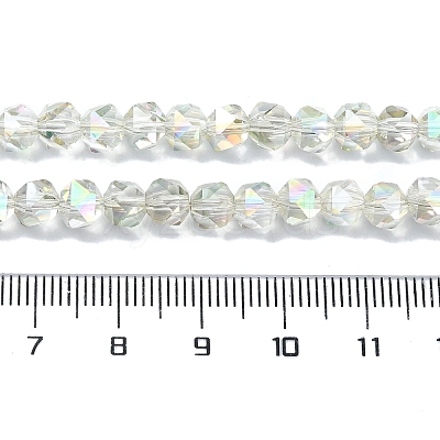 Electroplate Glass Beads X-EGLA-L018-B-AB02-1