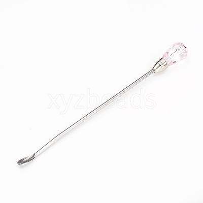Iron Pigment Stirring Rod Spoon AJEW-WH0113-90C-1