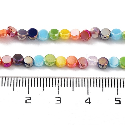Electroplate Glass Beads EGLA-P056-01B-1