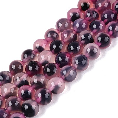 Natural Agate Beads Strands G-Q606-42B-B03-1