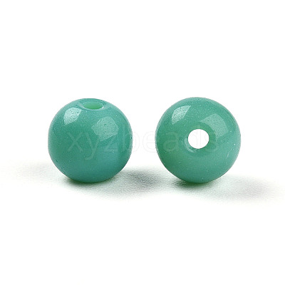 Opaque Solid Color Glass Beads X1-GLAA-N007-6mm-A01-1