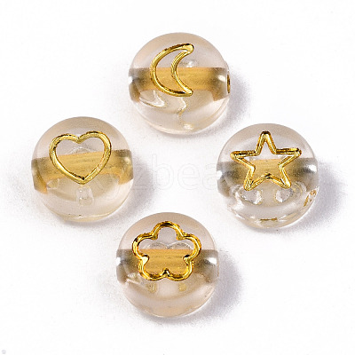 Transparent Acrylic Beads X-TACR-N010-002A-1
