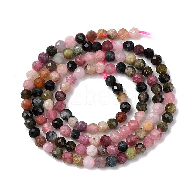Natural Tourmaline Beads Strands G-R362-11-1