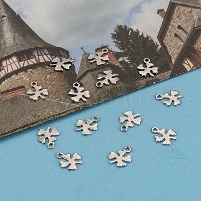 Tarnish Resistant 304 Stainless Steel Charms STAS-J014-12-1