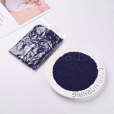 Baking Paint Glass Seed Beads SEED-S001-K6-1