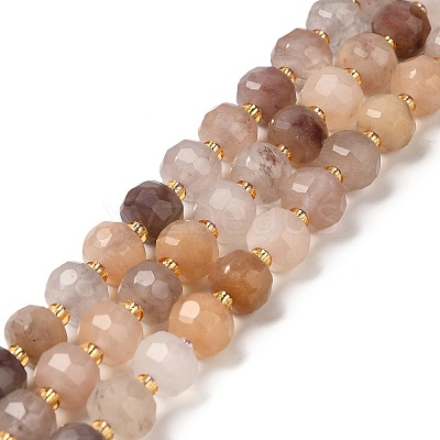 Natural Strawberry Quartz Beads Strands G-P508-A16-01-1