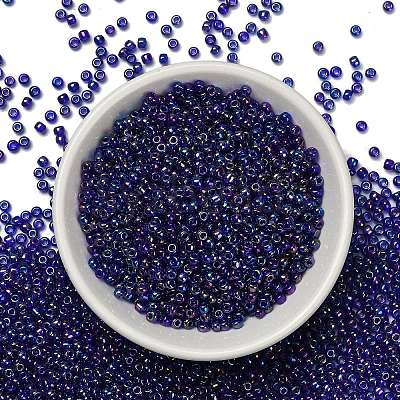 FGB 8/0 Grade A Round Glass Seed Beads SEED-Q010-3mm-F544-1