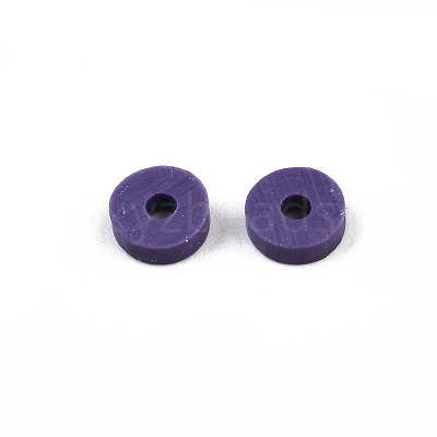 Handmade Polymer Clay Beads CLAY-R067-4.0mm-B03-1