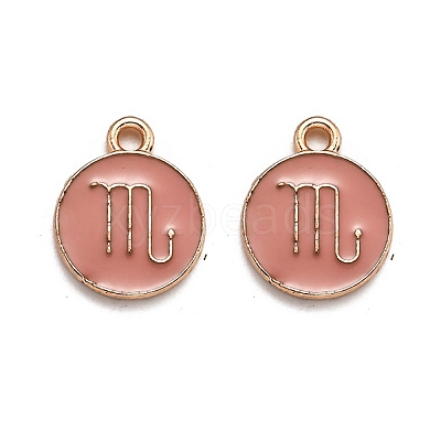 Alloy Enamel Pendants ENAM-S124-01B-11L-1