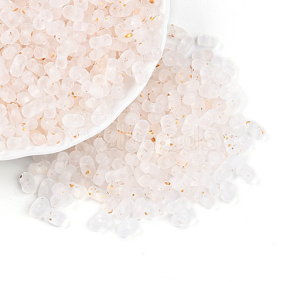 Gradient Color Transparent Frosted Acrylic Beads X1-OACR-M023-06J-1