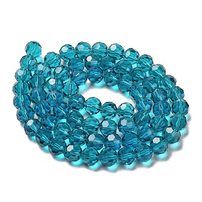 Transparent Glass Beads EGLA-A035-T10mm-D12-1
