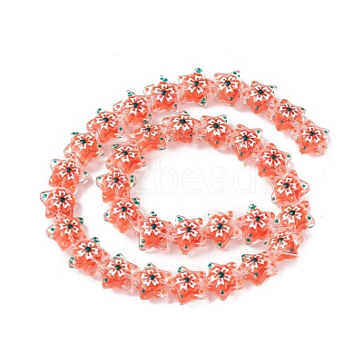 Glass Beads Strands X1-LAMP-F029-03E-1