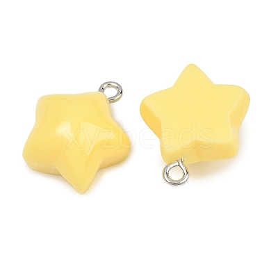 Opaque Resin Pendants RE-CBAF00C-11C-1