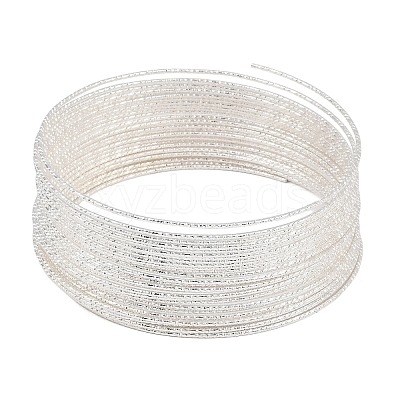 Textured Iron Beading Wire for Wire Wrap DIY Jewelry Making MW-L001-01C-S-1