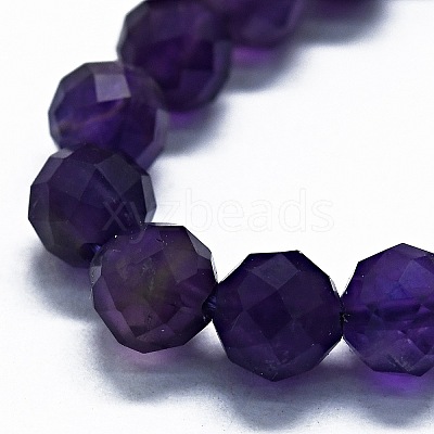 Natural Amethyst Beads Strands G-G927-06B-1