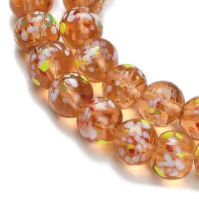 Handmade Lampwork Beads Strands LAMP-H071-01C-05-1
