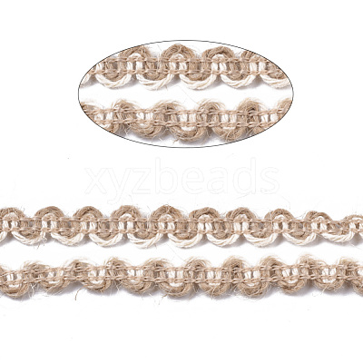 Braided Burlap Wave Ribbon OCOR-TAC0009-06-1